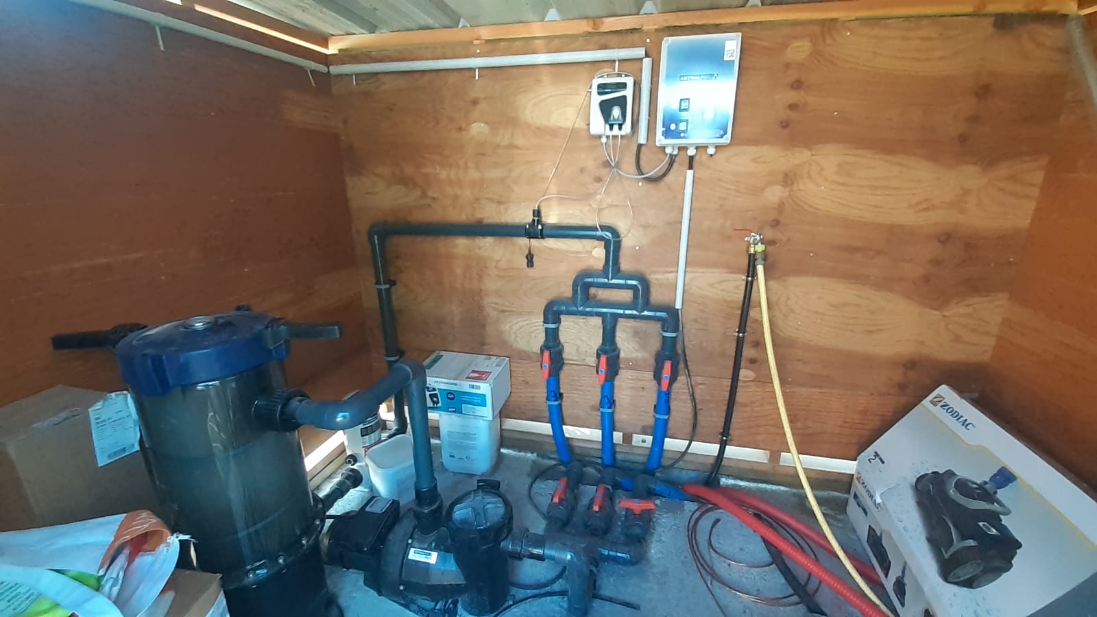 Projet piscine polyester terminé