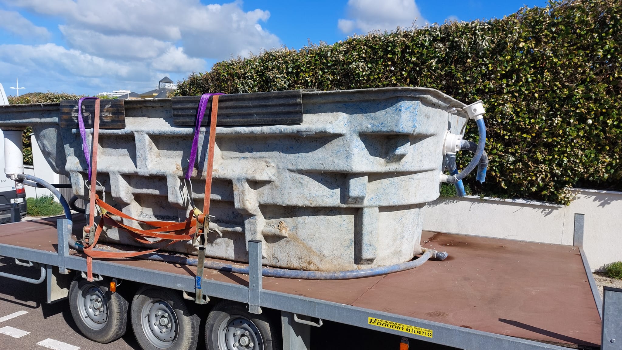 Remplacement coque polyester par maçonnerie traditionnelle Les Sables d'Olonne