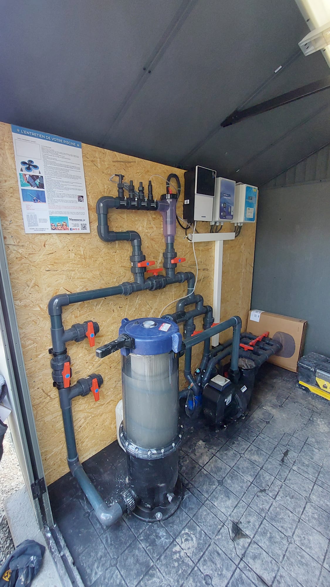 Filtration à cartouche et pompe Fluidra
